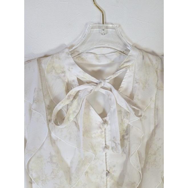 SNIDEL（スナイデル） (セール50%OFF) プリントフリルミニワンピース