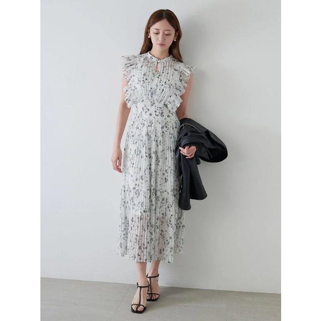 SNIDEL Sustainableフリルワンピース swfo251073 00サイズあり】Sustainableフリルワンピース(マキシ・ロング