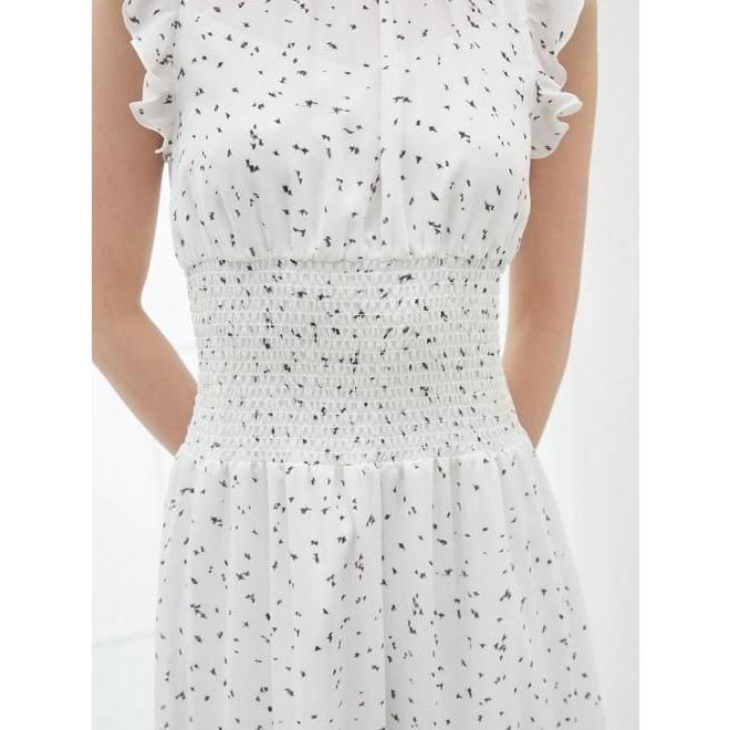 SNIDEL snidel スナイデル ノースリーブプリントワンピ 25春夏