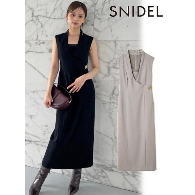 SNIDEL snidel / スナイデル レイヤードライクジレワンピース 25