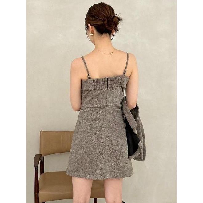 snidel ミニワンピース　ノースリーブ　ショートカーディガン　set SNIDEL/スナイデル | . ⁡ SNIDEL 2025 WINTER COLLECTION ⁡ ⁡ NEW