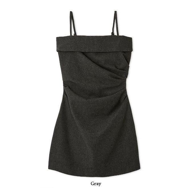 SNIDEL　スナイデル　ウールベアミニワンピース　グレー ウールベアミニワンピース(ミニワンピース)｜ワンピース｜SNIDEL