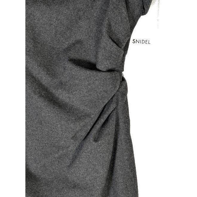 SNIDEL　スナイデル　ウールベアミニワンピース　グレー ウールベアミニワンピース(ミニワンピース)｜ワンピース｜SNIDEL