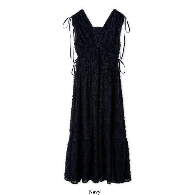 snidel ♡ ジャガードドロストディティールワンピース 00サイズあり】ジャガードドロストディティールワンピース(マキシ