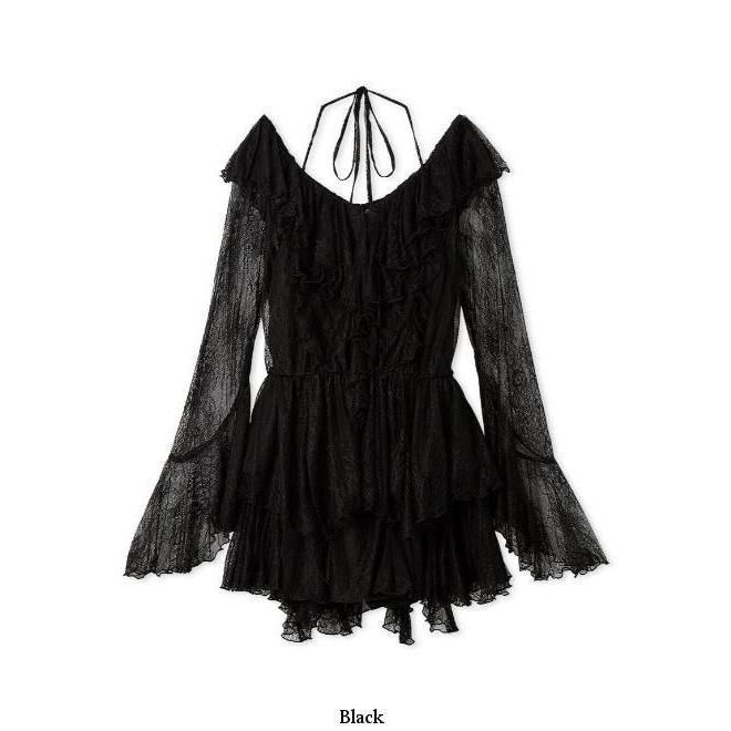 R♡Snidel シフォンフリルミニコンビワンピース SNIDEL（スナイデル）の「シフォンフリルミニコンビワンピース