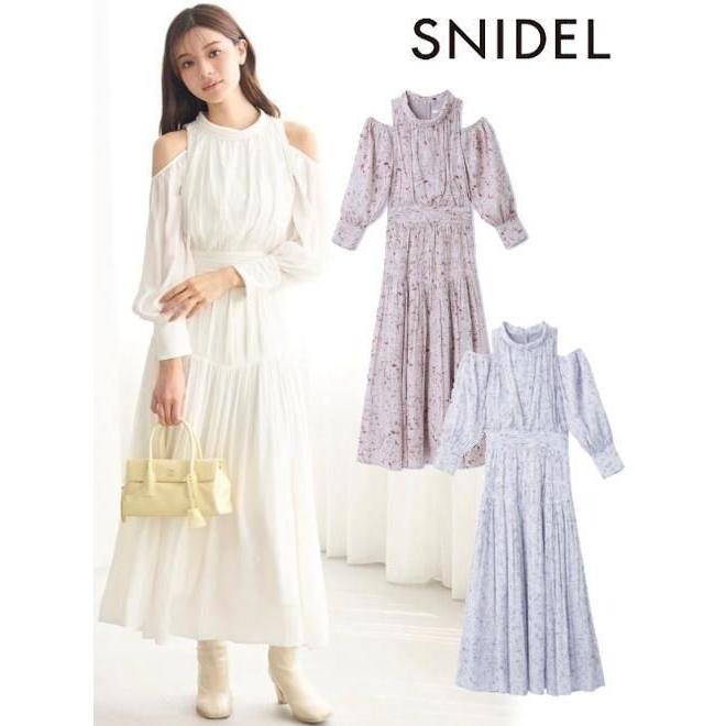 SNIDEL（スナイデル） (10%OFF&300円OFF) コールドショルダーロング