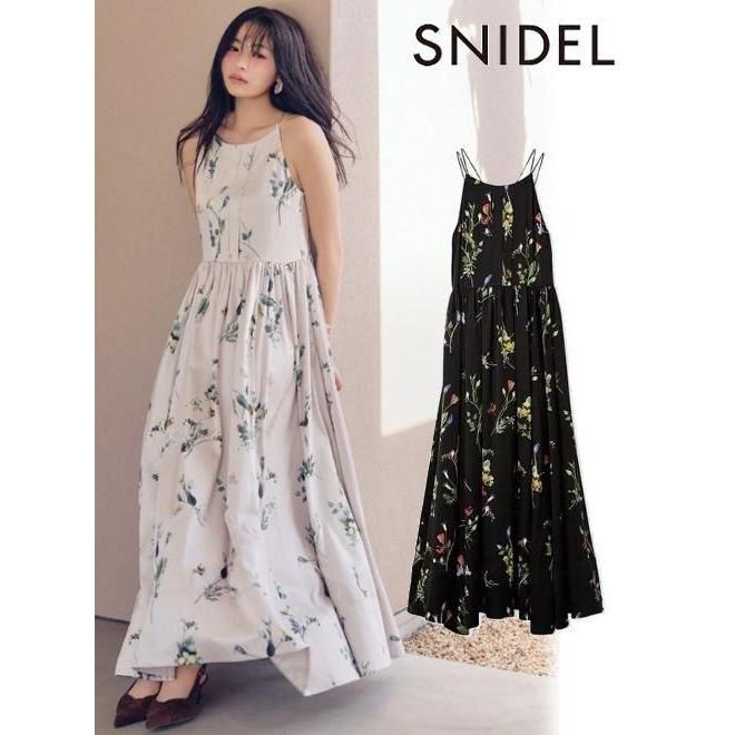 SNIDEL（スナイデル） (期間限定10%OFF&300円OFF) ボタニカルパターン