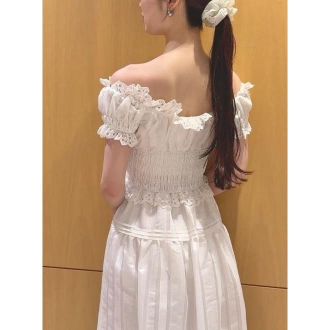 SNIDEL（スナイデル） (期間限定10%OFF&300円OFF) コットンオフショル