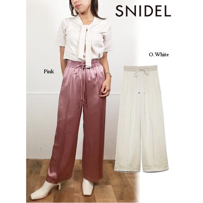 SNIDEL snidel / スナイデル イージーストレートパンツ 20秋冬 