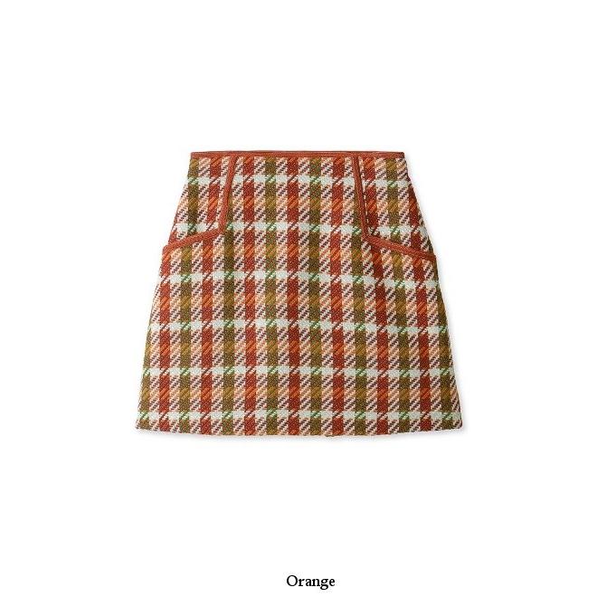 SNIDEL snidel / スナイデル ロービングチェックスカショ 23秋冬