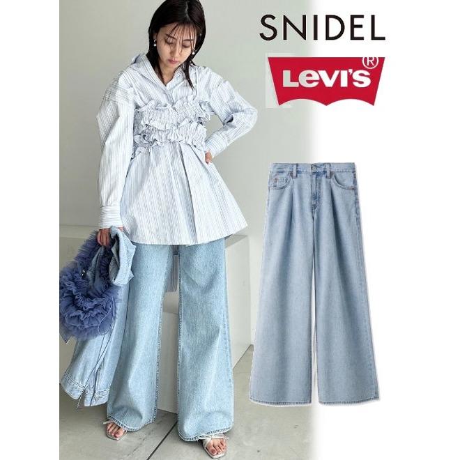 snidel / スナイデル  Levi’s別注デニム 29インチ    24春夏 SWFP241034 (12%OFF&PT5倍)