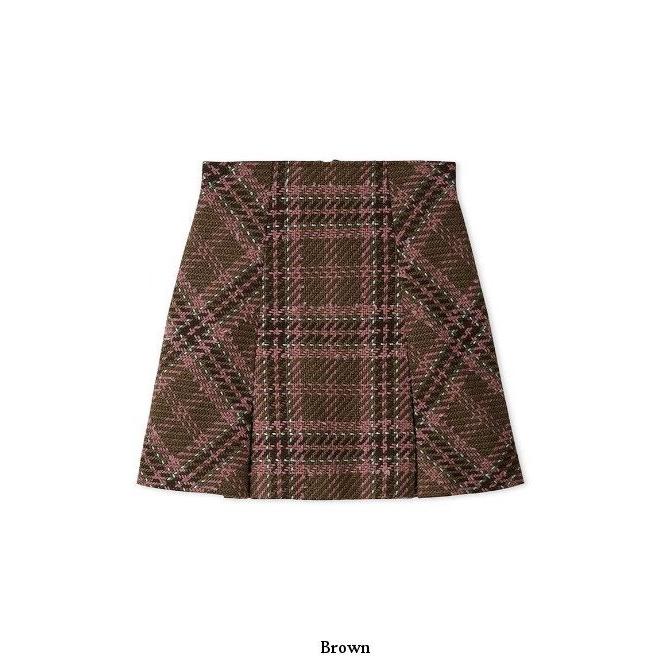 SNIDEL（スナイデル） (セール50%OFF) ロービングチェックスカショ 24