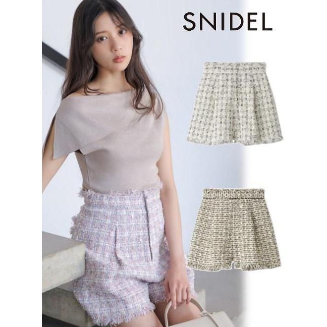 SNIDEL（スナイデル） (10%OFF&300円OFF) HQL ファンシーツイード