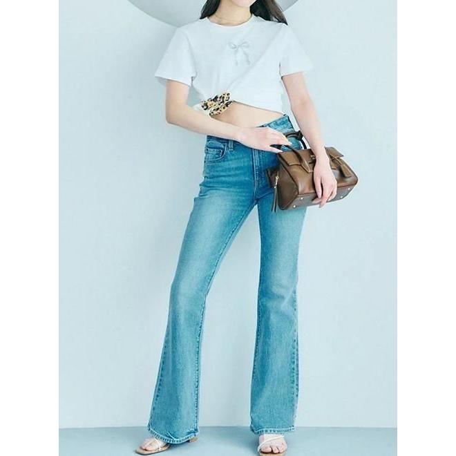SNIDEL（スナイデル） (10%OFF&300円OFF) STYLE UP PANTS フレアデニム