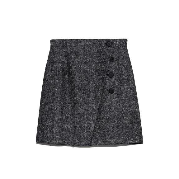 SNIDEL snidel / スナイデル ラップボタンミニスカート 19春夏