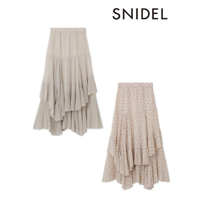 SNIDEL snidel / スナイデル シフォンティアードスカート 23秋冬 SNIDEL snidel / スナイデル シフォンティアードスカート 23秋冬