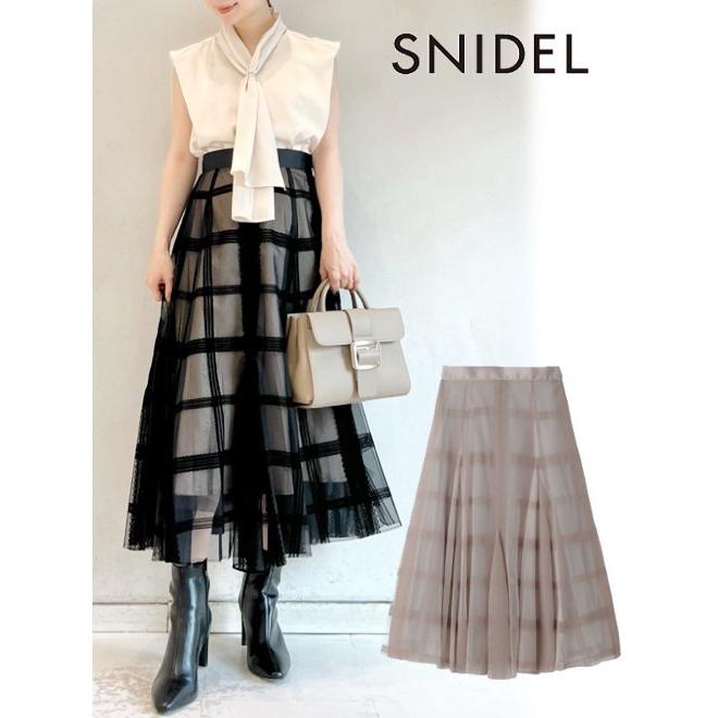 (セール40%OFF&PT5) snidel　/スナイデル フロッキーチェックチュールスカート 23秋冬 SWFS234268 :  swfs234268 : Hearty Select Yahoo店 - 通販 - Yahoo!ショッピング