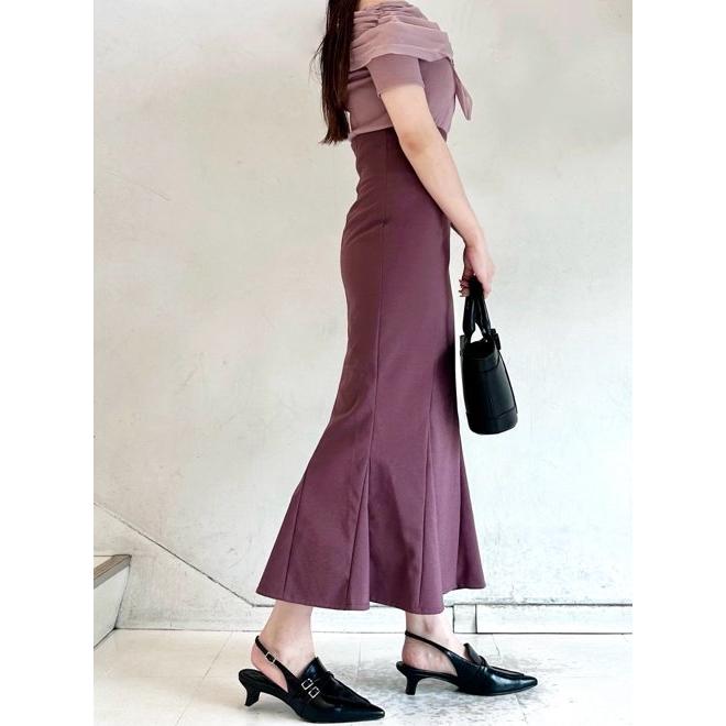 SNIDEL（スナイデル） (セール50%OFF) ハイウエストマーメイドスカート