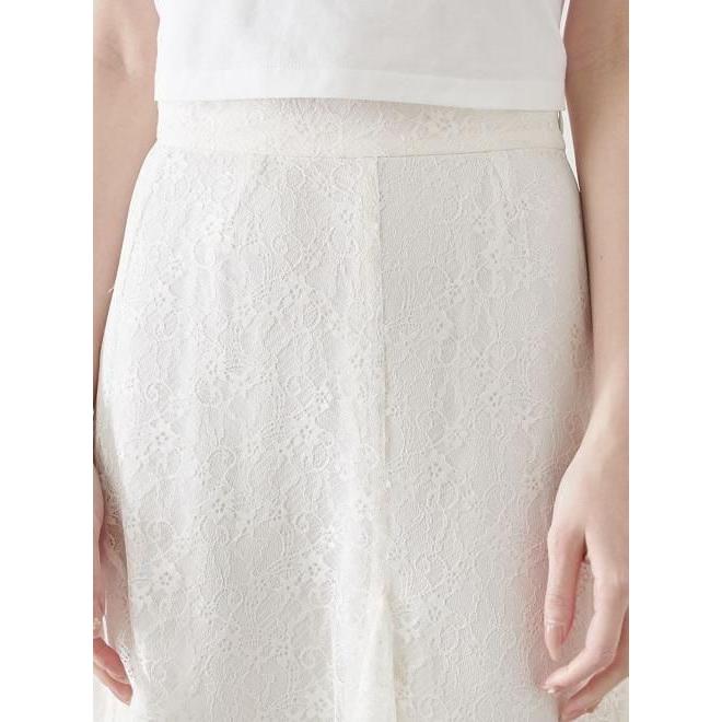 SNIDEL（スナイデル） (セール60%OFF&PT5) フリルレーススカート 25春