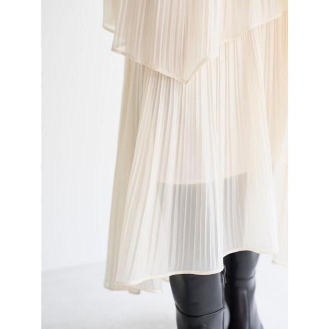 SNIDEL snidel / スナイデル ストレートプリーツティアード