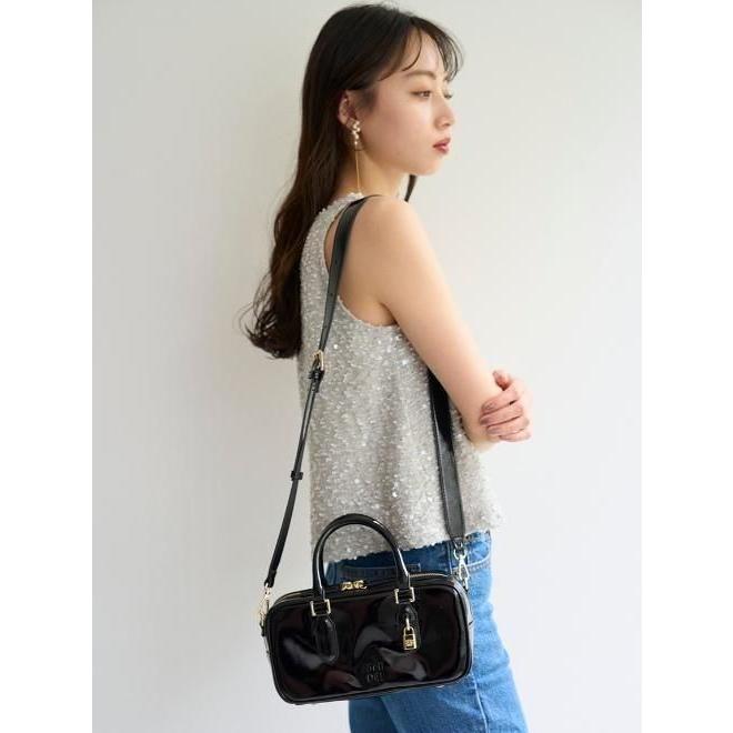 新品完売品　SNIDEL スナイデル　ミニボストン　ハンドバッグ　ショルダー SNIDEL snidel / スナイデル ミニボストン 25秋冬 SWGB254631