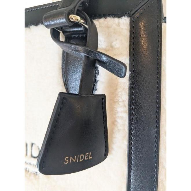 SNIDEL（スナイデル） (10%OFF&300円OFF) ボアロゴバッグ 25秋冬