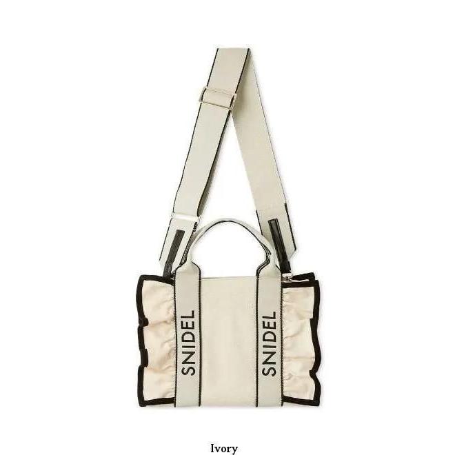SNIDEL（スナイデル） (プレセール30%OFF&300円OFF) フリルロゴバッグ