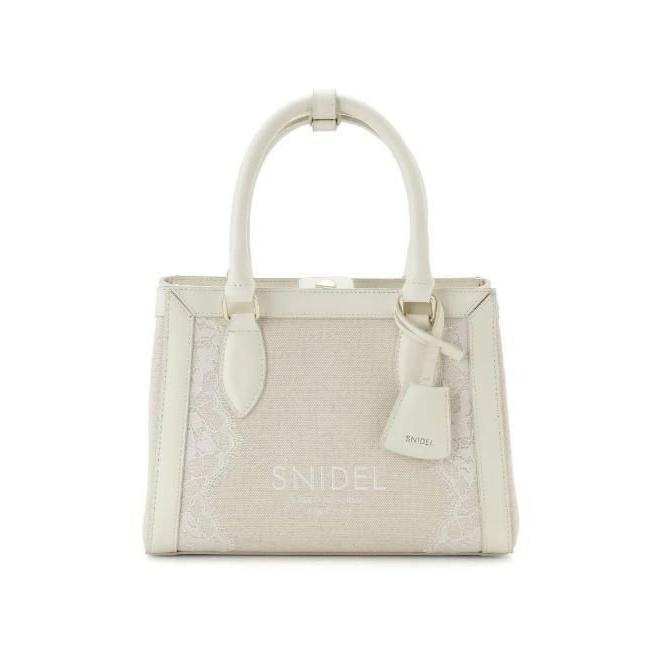 SNIDEL（スナイデル） (10%OFF&300円OFF) レースロゴバッグ 26秋冬
