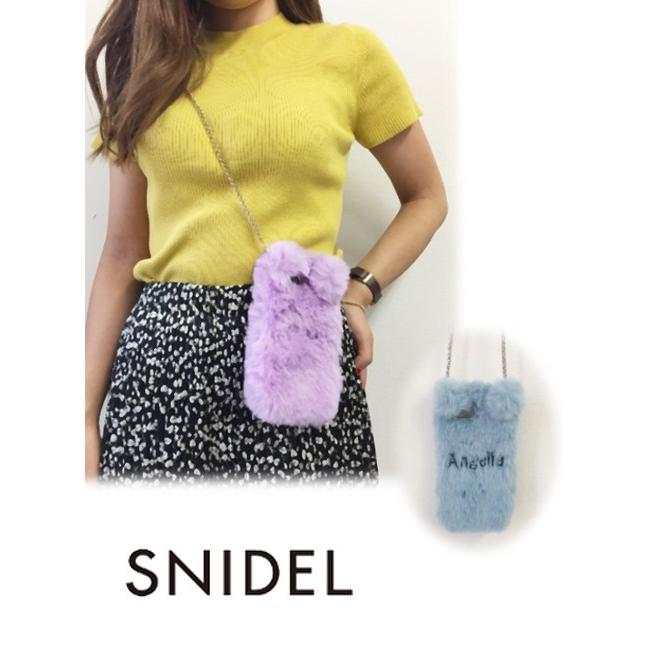 Snidel スナイデル エコファーiphoneケース Iphone7対応 18秋冬 Swgg Iphone Ipadケース 18awpresnidel Swgg Hearty Select Yahoo店 通販 Yahoo ショッピング