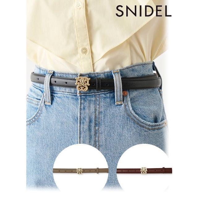 SNIDEL ニットベルト 新品タグ付き未開封 SNIDEL（スナイデル） モチーフベルト 23秋冬 SWGG234659 (15%OFF&PT5