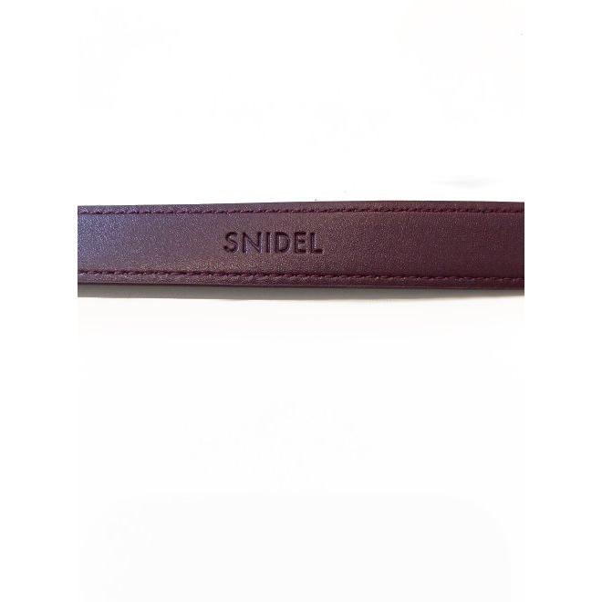 SNIDEL（スナイデル） モチーフベルト 23秋冬 SWGG234659 (15%OFF&PT5