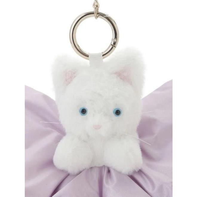 SNIDEL リボンシュシュキャットチャーム　ホワイト（アイボリー） SNIDEL（スナイデル） (セール60%OFF&300円OFF) リボンシュシュ
