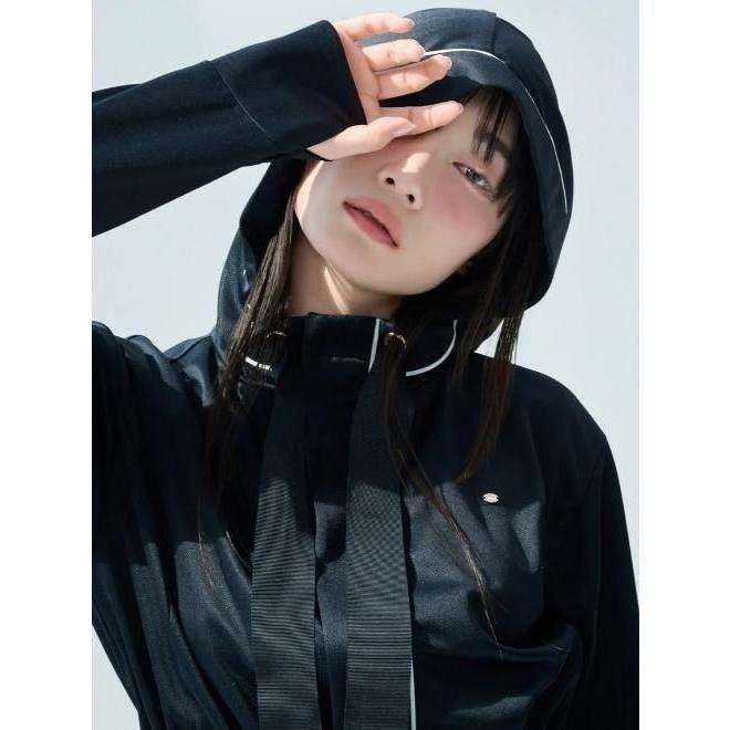 SNIDEL ボリュームパーカー ブルー 店舗限定 スナイデル　最終値下げ 店舗限定✨ブルー SNIDEL ボリュームパーカー 新品タグ付 スナイデル