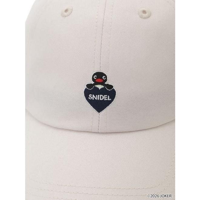 SNIDEL 【PINGU(TM)】ワンポイントキャップ　ピングー　ホワイト SNIDEL（スナイデル） (10%OFF&300円OFF) PINGUワンポイントキャップ