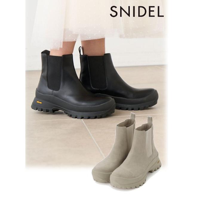 SNIDEL snidel / スナイデル Vibramサイドゴアブーツ 23秋冬 SNIDEL snidel / スナイデル Vibramサイドゴアブーツ 23秋冬