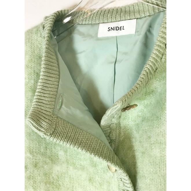 SNIDEL - snidel　ファーライクニットジャケット　ミント セール】ファーライクニットプルオーバー（ニット/セーター