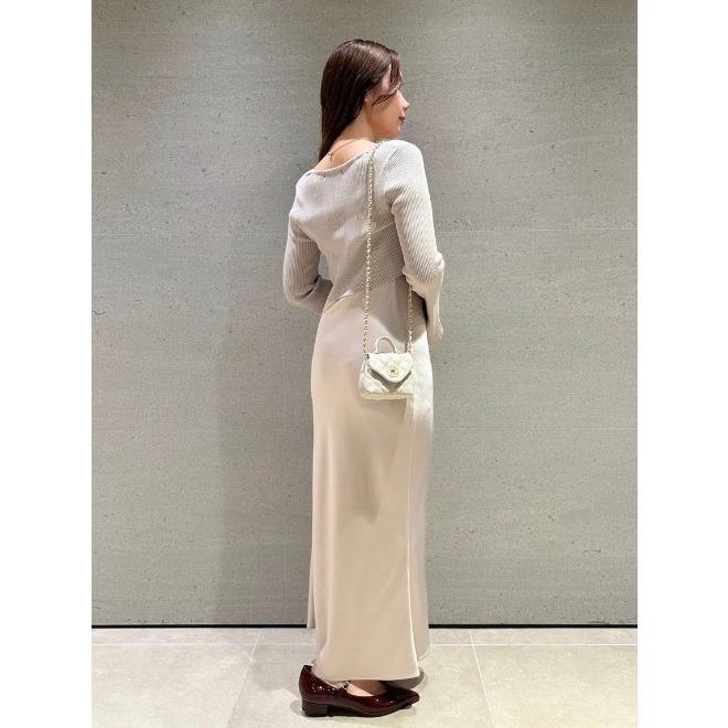 SNIDEL snidel / スナイデル ニットCD＆キャミワンピSET 23秋冬