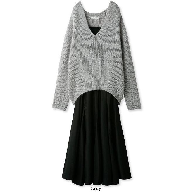 snidel ニットワンピ SNIDEL snidel / スナイデル ストラップオフショルニット