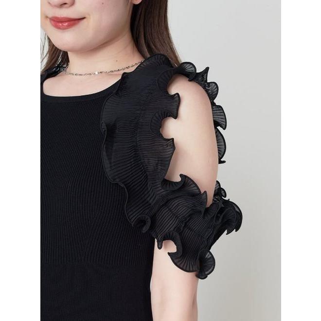 SNIDEL（スナイデル） (セール40%OFF) プリーツフリルドッキング