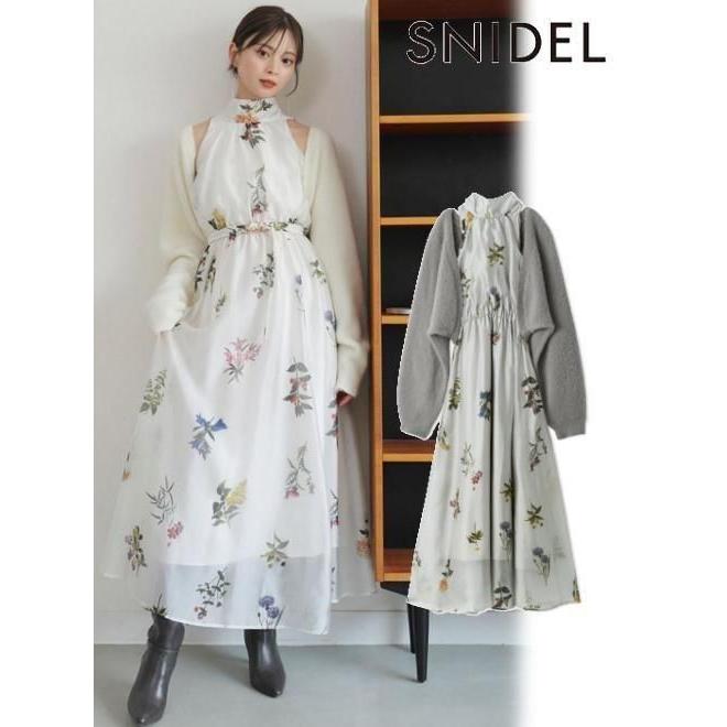 SNIDEL（スナイデル） (冬セール50%OFF&300円OFF) Susフラワーモチーフ