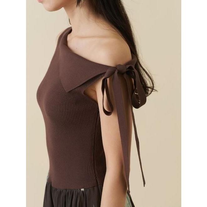SNIDEL（スナイデル） (セール30%OFF&300円OFF) リボンデザインニット