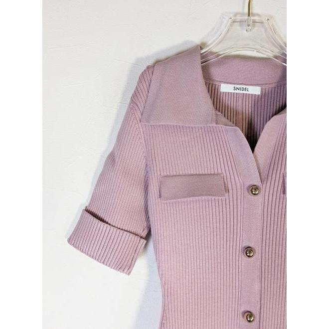 SNIDEL（スナイデル） (セール30%OFF&300円OFF) フロントボタンニット