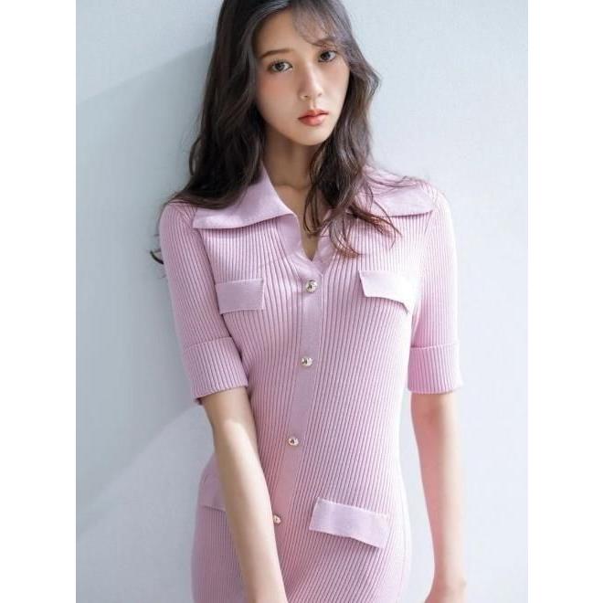 SNIDEL（スナイデル） (セール30%OFF&300円OFF) フロントボタンニット