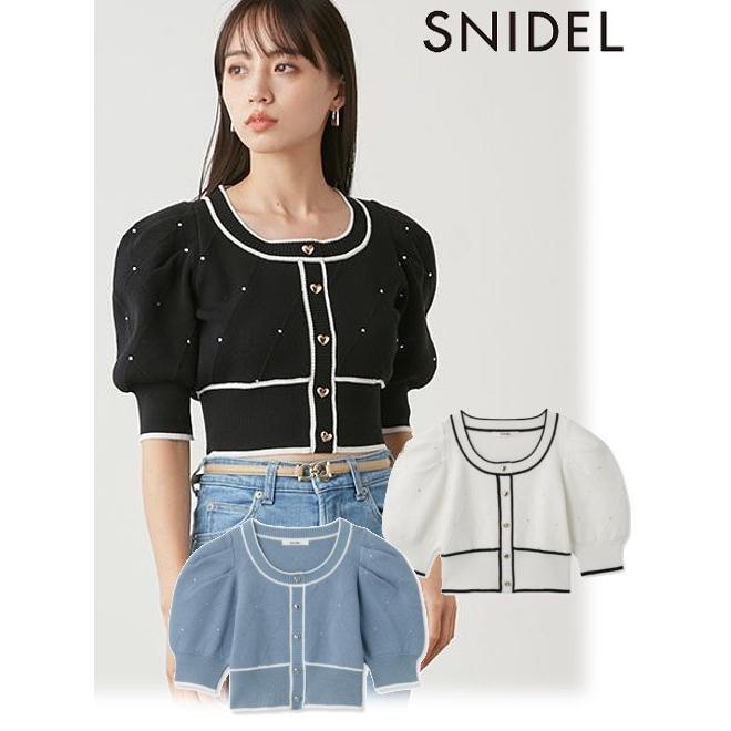 SNIDEL (セール30%OFF) snidel / スナイデル パフスリクロップド SNIDEL (セール30%OFF) snidel / スナイデル パフスリクロップド