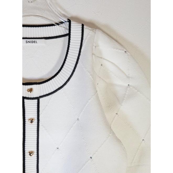 SNIDEL（スナイデル） (セール30%OFF) パフスリクロップドカーディガン