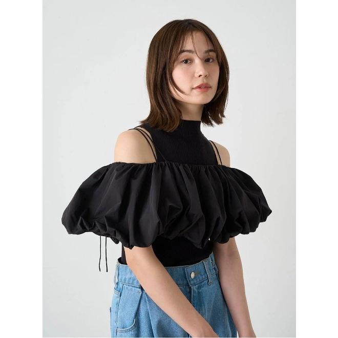 SNIDEL（スナイデル） (セール40%OFF) バルーンキャミ×ノースリ