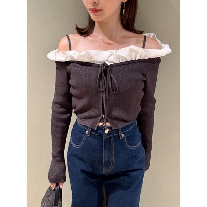 SNIDEL (12%OFF+300円OFF) snidel / スナイデル フリル SNIDEL (12%OFF+300円OFF) snidel / スナイデル フリル