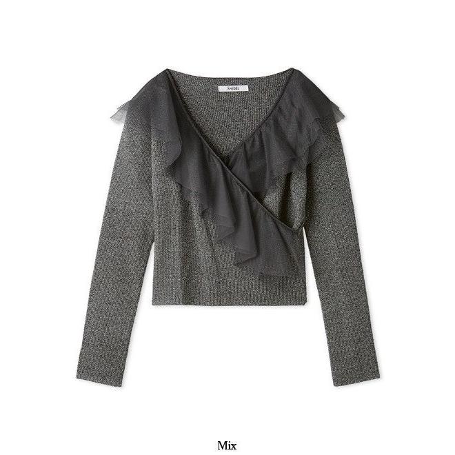 SNIDEL（スナイデル） (セール40%OFF) Susカシュクールチュールニット
