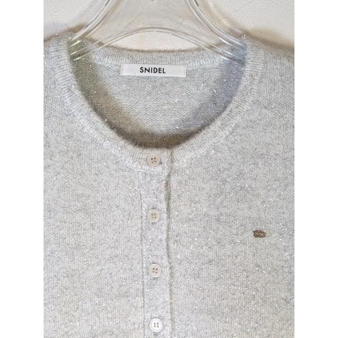 SNIDEL（スナイデル） (10%OFF&300円OFF) リボンモチーフカーディガン