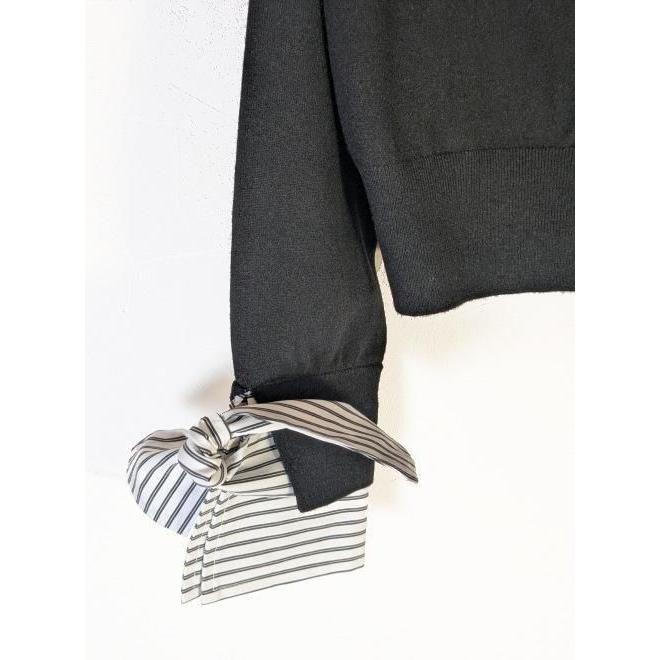 SNIDEL（スナイデル） (10%OFF&300円OFF) ボウタイドッキングニット